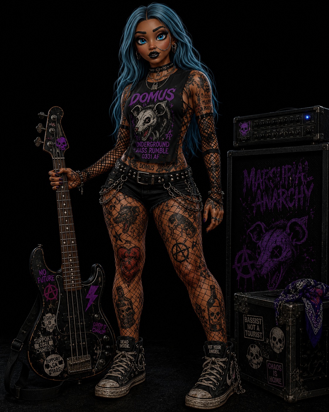Courtney Noble, Bassist for Marsupial Anarchy